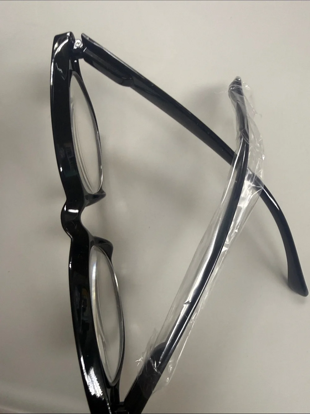Classic Black Round Reading Glasses (+2.75)